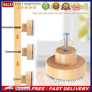 4pcs Cabinet Handle Rattan Wooden Drawer Knobs Dia 30/40/45mm Furniture Hardware