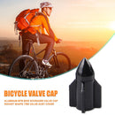 Aluminum MTB Bike Schrader Valve Cap Rocket Shape Tire Valve Dust Cover Newly