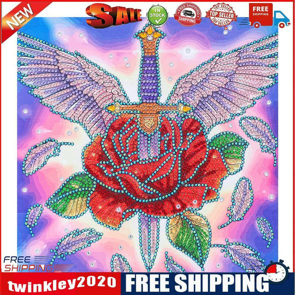 Diamond Painting 5D DIY Rose Partial Special Drill Rhinestone Picture Kit