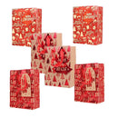 Case Christmas Decor Elk Cake Package Christmas Gift Bags Kraft Paper Gift Box