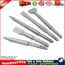 5pcs Point Groove Gouge Flat Chisels Set Electric Hammer Brick Drill Bit Newly