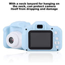Mini SLR Video Camera 8MP Cute Recorder Digital Camcorder Kid Toys (Blue) Newly