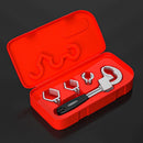 Opening Pipe Wrench Adjustable Spanner Ratchet Wrench Plumbing Repair Tools