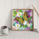 #A Partial Special Shaped Drill Diamond Mosaic Butterfly Series Kit Rhinestone D