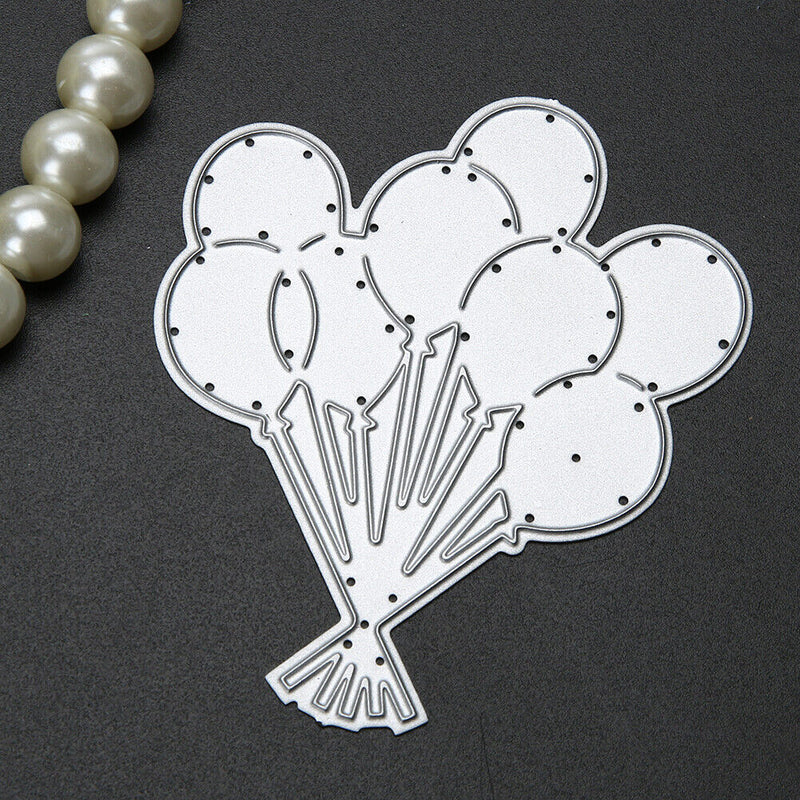 DIY Balloon-shaped Cutting Dies Stencil Scrapbooking Embossing Template Newly