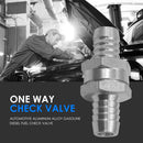 Aluminium Alloy Fuel Non Return Check Valve One Way Air Compressor (16mm) Newly