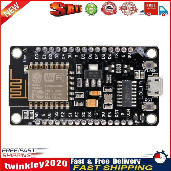 NodeMcu Lua Wireless WIFI Module Connector ESP8266 Development Board Newly