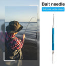Carp Fishing Rigging Bait Needle Drill Pellet Splicing Puller Tools (Blue)