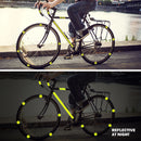 Reflective Stickers 42pcs Waterproof Reflector Decals (Fluorescent Yellow) Newly