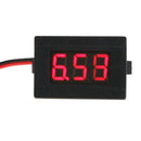0.36inch LED Digital Voltmeter DC 4.5-30V Two Line Volt Meter(Red)