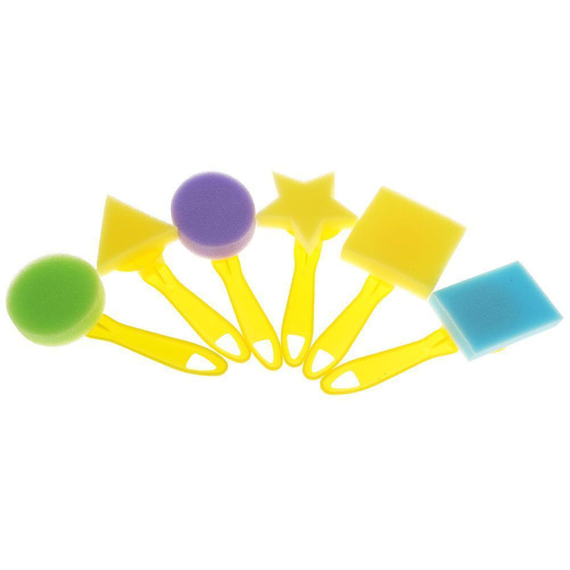 Hillrong -6pcs/Set Geometric Sponsors Bristle Seal Signs Bristle Kid Gra