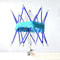 Demiawaking Patchwork Thread Wraper Knit Shade Swift Wool Yarn String Winder H