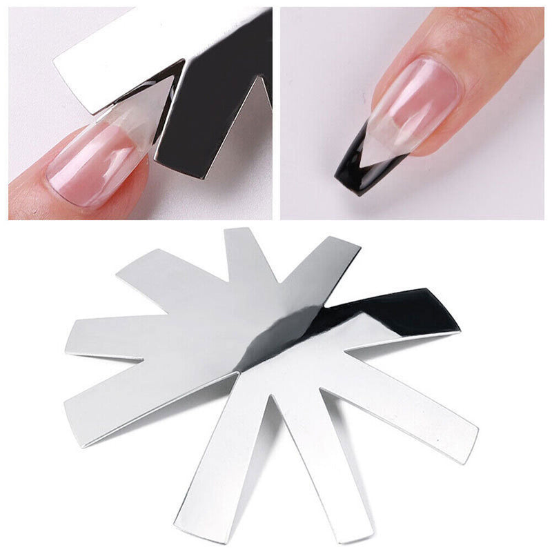 Manicure V Line Nail French Smile Cut Tips Cutter Edge Trimmer Nail Art Too