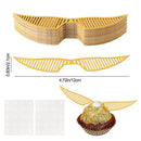 Chocolate Decoration Dessert Toppers Wings Cake Decor Hollowed Wings Toppers