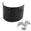 Cold Air Intake Cone Filter Heat Shield Carbon Fiber Look for 2.5-5.5 inch Neck