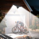 Solar Wall Lamp LED Four Head Rotatable Outdoor Waterproof Light (160COB) Newly