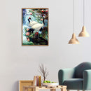 DIY Full Drill Diamond Painting Crane Cross Stitch Embroidery Mosaic Kit