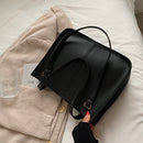 Fashion Nylon Pure Color Shopping Bags Handbag Women Large Capacity Shoulder Bag