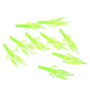 35Pcs Soft Worm Fishing Baits  Jig Head Hooks Simulation Lures Newly