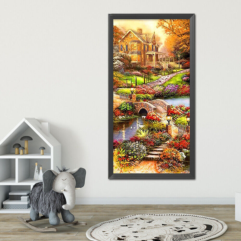 5D Diamond Painting Full Square Drill Garden Picture of