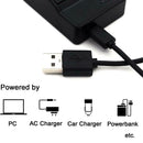 Camera Battery Charger For Olympus LI-50B USB Charger X7C7
