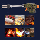 1300-Degree Portable Gas Flame Torch Flamethrower with Adjustable Hose