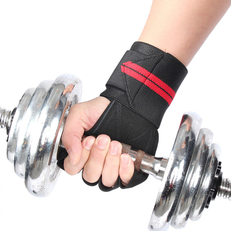 Anti-Skid Weightlifting Hand Guard Gloves Dumbbell Pull Up Grip Hand Protector