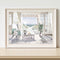 Balcony Sea View Paint By Numbers Kit DIY Frameless Art Picture On Canvas