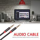 Nylon Braided 3.5mm Male Cable for Headphones Car MP3 AUX Audio Extension Cord