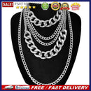 Punk Big Thick Chain Choker Multi-layer Women Men Night Club Necklace Jewelry