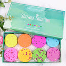 8pcs Skin Moisturizing Exfoliating Essential Oil  Salt Ball Bubble Bomb