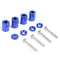 4pcs Racing 1 inch 6mm Aluminum Billet Hood Vent Spacers Riser Kits Univers