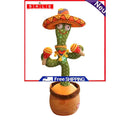 Dancing Cactus Talking Repeats What You Say Electronic Plush Toys with Lighting
