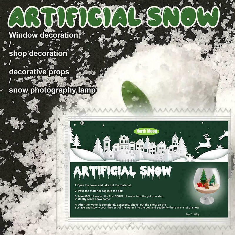 Artificial Dry Powder For Chidren Kids Winter Snowball DIY U0E0 8U9I props J9X6