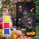 Games Safe Tossing Throwing Halloween Throwing Game Play Bean Bags Spider Web