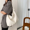 Fashion Ladies Solid Color Shoulder Tote Bag Women PU Leather Large Handbags