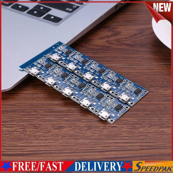 10Pcs 5V Mini USB 1A TP4056 Lithium Battery Charging Board Power Charger Mo #F