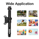 Universal Bicycle Tire Filler with Pressure Gauge, Portable Bicycle Accessories