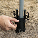 Adjustable Tent Awning Rod Fixer Outdoor Camping Canopy Pole Holder Fixed Tube