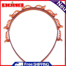 Punk Braided Hairpin Men Women Hoop Double Bangs Clip Hairband Hair Accessories
