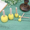 5pcs Children DIY Painting Sponge Brush Toys Wooden Handle Learning Tool Newly