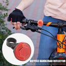 Mountain Bike Handlebar Reflector Bicycle Front Rear Warning Riding Light Newly