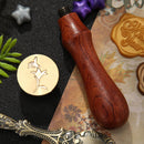 Animal Pattern Fire Painting Stamp Wax Seal for Stamping Envelope Card (F) Newly
