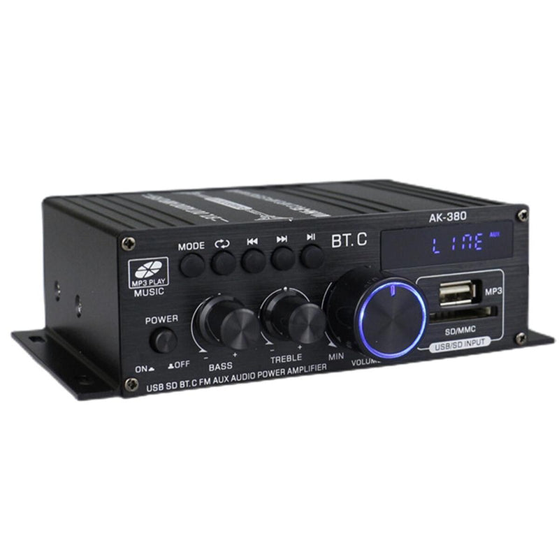 1Pcs Mini HIFI Car Home Digital Amplifier 800W 2CH Audio Power Amplifier New_