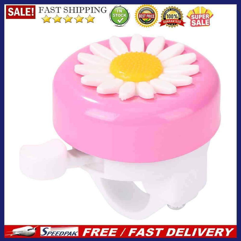 Kids Bicycle Bell Handlebars Road MTB Bike Ring Alarm Daisy Flower Cycling