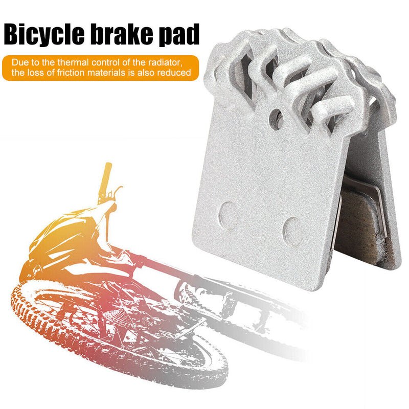 1 Set Mountain Bike Disc Brake Pads Bicycle Cooling Fin Ice Tech Brake Cali