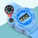 2pcs Watch Wireless Walkie Talkie Long Distance Call Kids Toys (Blue) Newly