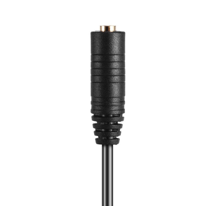 3.5mm Stereo Female Jack to AV Screw Video Balun Terminal Plug Cable 30cm