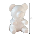 Valentines DIY Flower Bear Styrofoam Foam Mould Party Home Decor (20cm) Newly