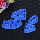 4 pcs Super Hero Batman Superman Cookie Cutters Sugarcraft Cake Decoration Newly